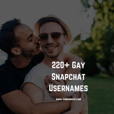 snapchat gay names|Top 220+ Gay Snapchat Usernames .